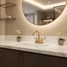 Robinet de lavabo de salle de bains en laiton Antique… – vue 1