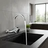 Dans le mur Robinet de cuisine Lavabo chaud…
