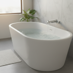 Baignoire facile à utiliser avec inverseur nervuré, bec de baignoire pratique, convient pour 03/douche, accessoires HOAccessrespiration