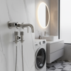 Vanne d&rsquo;entrée de robinet à 4 Points G1/2, Triangle en laiton, vanne d&rsquo;arrêt d&rsquo;eau de chauffage, salle de bains, toilettes, Machine à laver, interrupteur universel
