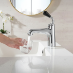 Bassin en laiton chromé pour robinet d&rsquo;eau, chaud et froid, monté sur le pont, robinet de lavage, nouveau