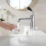 Mitigeur lavabo monobloc chromé laiton bec courbé… – vue 1