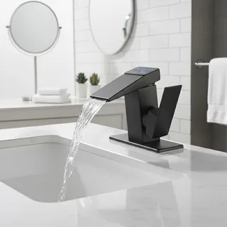 Robinet d'évier à affichage numérique LCD HOBasin