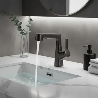 Robinet de salle de bains de Type extractible rotatif