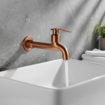 Robinet de Machine à laver en cuivre, robinets de lavabo de refroidissement simples muraux, vadrouille de balcon, robinet de piscine, robinet d&rsquo;ouverture rapide domestique