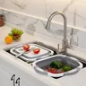 Lavabo pliable domestique 2 en 1
