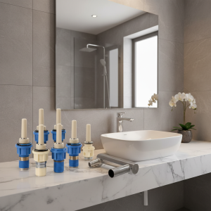 Noyau de valve en céramique haut, réparation de robinet 25/35/40 accessoires de bassin de cuisine, bassin de douche d&rsquo;eau mélangée chaude et froide