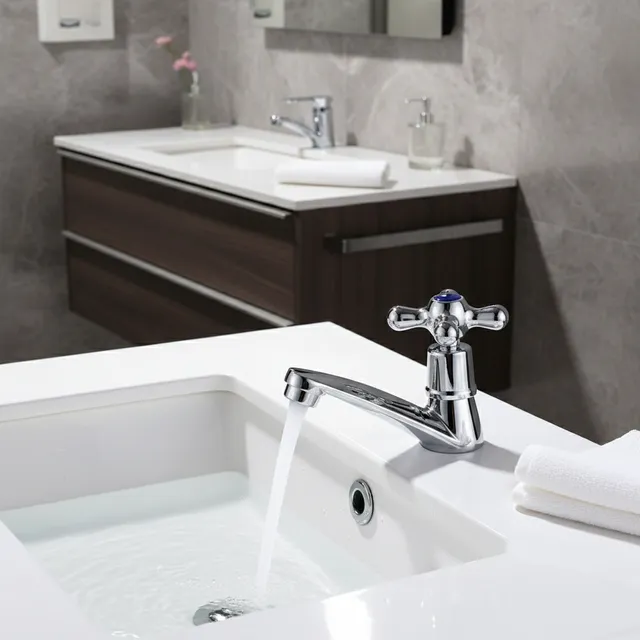 Robinet d'évier de lavabo en alliage de Zinc