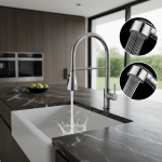 Filtre Canonique pour Évier de Cuisine, Douche, Buse Côtelée, Toilette