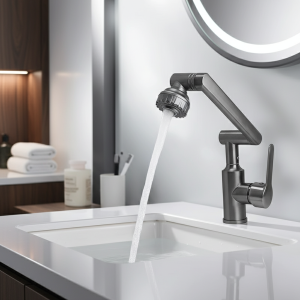 ZEXEF robinet d’eau, filtre d’extension pivotant multifonctionnel, bras d’extension robotique adapté aux Bidet barboteur évier Aquarium articulé ZEXEF robinet d’eau, filtre d’extension pivotant multifonctionnel, bras d’extension robotique adapté aux Bidet barboteur évier Aquarium articulé