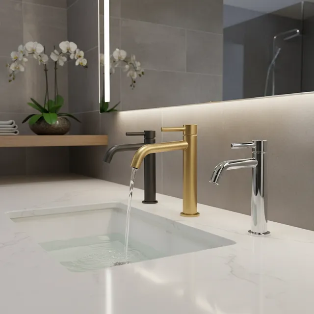 Robinet de lavabo noir