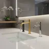 Robinet de lavabo noir – vue 1