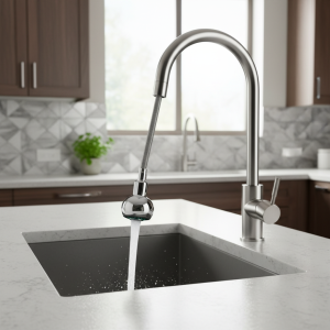 Robinet de mode chromé-nouveau Style robinet de galley domestique pulvérisateur de douche à pulvérisation extractible tête de remplacement pratique pour piscine