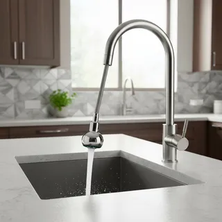 Robinet de mode chromé-nouveau Style robinet de galley domestique…