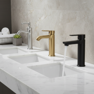 Becola Chrome Basin Faucet Modern Gold Deck Mounted Bathroom Faucet Black Decorative Bathroom Sink Wash Faucet Becola Chrome Basin Faucet Modern Gold Deck Mounted Bathroom Faucet Black Decorative Bathroom Sink Wash Faucet