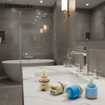 Robinet mélangeur haute bobine 35mm/40mm céramique cartouche robinet mélangeur de cartouche cuisine bain bassin douche robinet accessoires