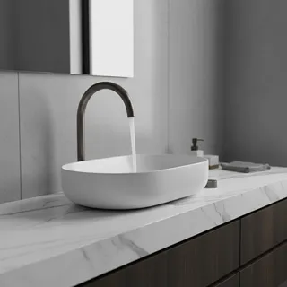 Robinet de lavabo en laiton pour salle de bains