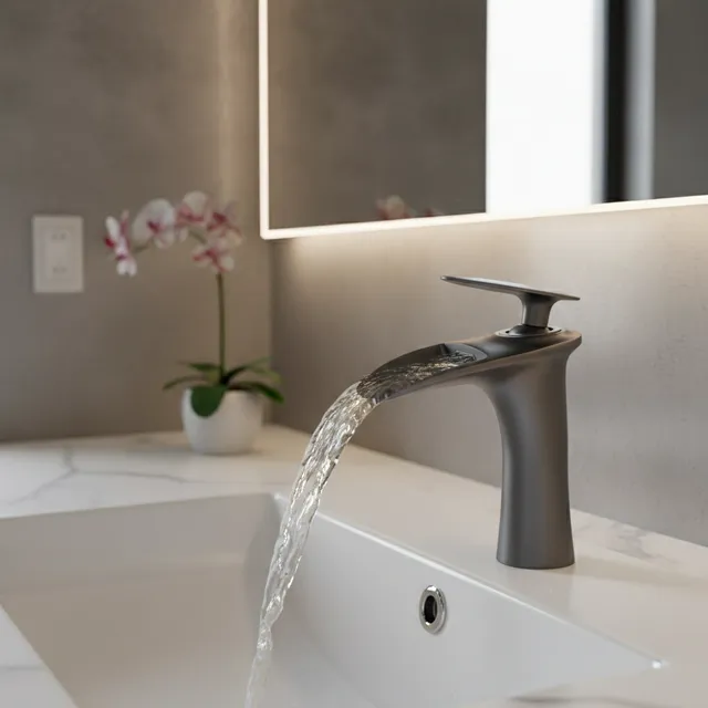 Robinet de lavabo cascade