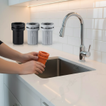 Anies Partners Base de fixation de ark, écrou de pied, fixation de robinet pour évier de cuisine, installation rapide, accessoires de réparation