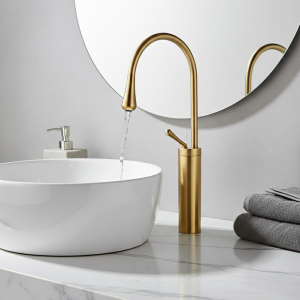 Robinet en laiton chaud et froid pour centre commercial, robinet d’évier monté sur le pont, robinet de bassin moderne, or brossé chromé, noir Robinet en laiton chaud et froid pour centre commercial, robinet d’évier monté sur le pont, robinet de bassin moderne, or brossé chromé, noir