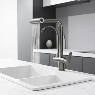 Robinet de cuisine cascade extractible