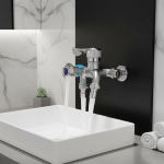 Robinet Double sortie, robinet d&rsquo;eau à Double contrôle, tuyau de salle de bains domestique, raccord d&rsquo;irrigation, connecteur en plastique, Interface universelle 1/2 pouces