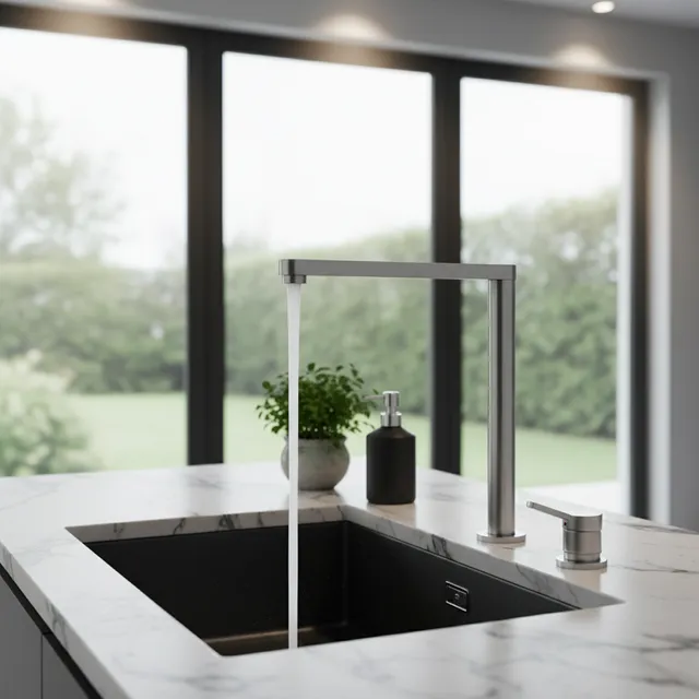 Robinet d'évier en acier inoxydable 304
