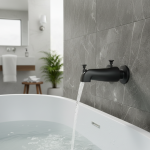 Bassin d&rsquo;eau chaude et froide pour tube de cuivre de 1/2 pouces avec inverseur de douche