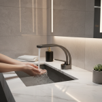 Robinet de ark chaud et froid à poignée unique, robinet HOmall en laiton, noir, gris, blanc, or