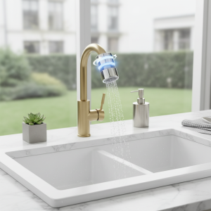 Évier de Cuisine en Laiton, T-shirts d’Eau, Comcussion à Grand Angle, 2 Fonctions, Aérateur, Filtre de Résubdivision, Buse Mixte 24mm Évier de Cuisine en Laiton, T-shirts d’Eau, Comcussion à Grand Angle, 2 Fonctions, Aérateur, Filtre de Résubdivision, Buse Mixte 24mm