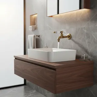 Robinet de lavabo en laiton Antique