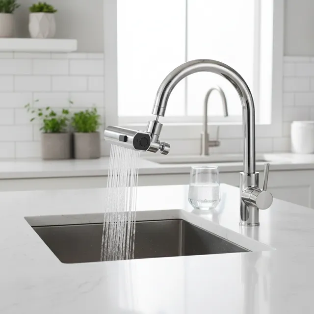 Nouveau robinet de cuisine cascade flux pulvérisateur…