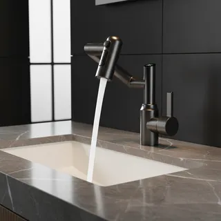 Robinet de lavabo LED à affichage numérique 360 ° Pulvérisateur à jet…