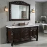 Armoire de salle de bain en bois avec…
