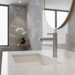 Robinet de lavabo 1/2 pouces en acier inoxydable 304, robinet d&rsquo;eau froide simple monté, robinet d&rsquo;évier de lavabo