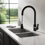 2025Nouveau moderne en acier inoxydable 360 °   Robinet télescopique rotatif en acier inoxydable, plus Durable, pour évier de cuisine, salle de bains, robinet de lavabo