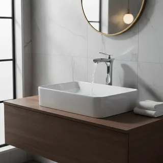 Robinets de lavabo robinet de salle de bains blanc moderne robinets de…