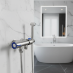 Vanne d&rsquo;angle en acier inoxydable, adaptée aux sols bas et inférieurs au 5ème étage, poignée de contrôle touristique, 1 entrée et 2 sorties