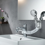 Lavabo piscine shampooing douche Booster buse ensemble robinet extérieur douche extension salle de bain lavage des mains douche