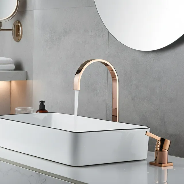 Robinet de lavabo salle de bains tuyau super long deux…