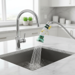 Barboteur de robinet rotatif universel à 360 degrés, économiseur d&rsquo;eau pivotant, pomme de douche, adaptateur de buse de robinet de cuisine, accessoires d&rsquo;évier