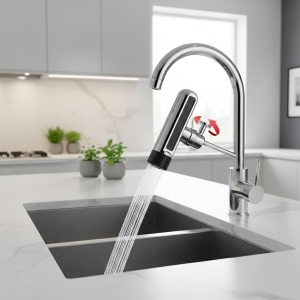 Robinet de cuisine à 6 modes, cascade, tête de pulvérisation, diffuseur, buse d&rsquo;économie d&rsquo;eau, mélangeurs, connecteur de robinet, accessoires de robinet, barboteur