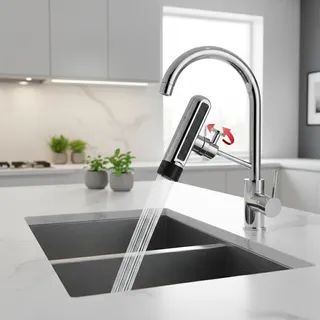 Robinet de cuisine à 6 modes