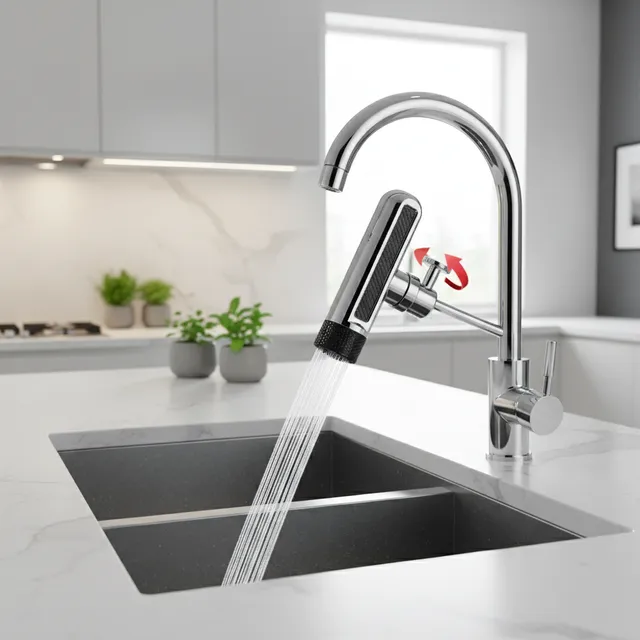 Robinet de cuisine à 6 modes