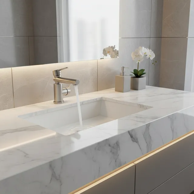 Robinet de lavabo en acier inoxydable 304