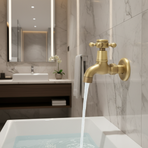 Robinet robinet Vintage mural, robinet en laiton Vintage, ruban d&rsquo;eau froide unique pour évier de cuisine, vadrouille piscine