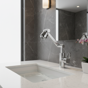 Robinet de lavabo de salle de bains, robinet de lavabo 1080 °   Robinet d&rsquo;eau froide et chaude multifonction pivotant, robinet d&rsquo;évier de cuisine, robinet d&rsquo;eau 2 Modes