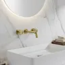 Robinet de lavabo en or brossé mitigeur…