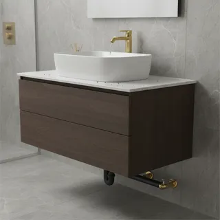Bouton de vidange Pop Up doré