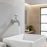 Salle de bains 304 robinet en acier inoxydable mural… – vue 1